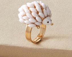 1pc Hedgehog Decor Ring