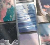 1pc Landscape Print Sticky Note