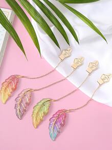 1pc Leaf Pendant Random Bookmark