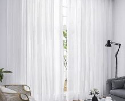 1pc Leaf Print Curtain