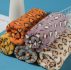 1pc Leopard Print Random Face Towel