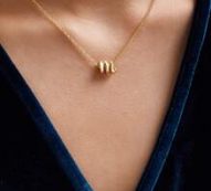 1pc Letter Charm Necklace