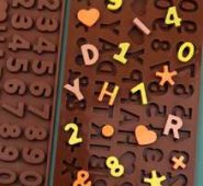 1pc Letter & Number Chocolate Mold