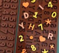 1pc Letter & Number Chocolate Mold