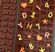 1pc Letter & Number Chocolate Mold
