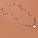 1pc Lock Pendant Chain Necklaces