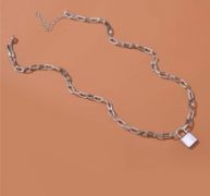 1pc Lock Pendant Chain Necklaces