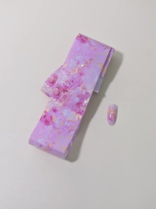 1pc Marble Pattern Nail Art Sticker