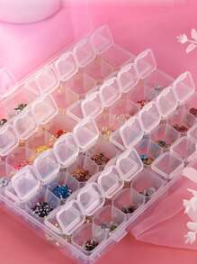 1pc Multi-grid Jewelry Storage Box