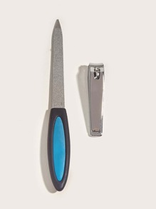 1pc Nail File & 1pc Nail Clipper