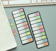 1pc Number Print Index Sticky Note