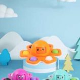 1pc Octopus Shaped Random Push Color Pop Bubble