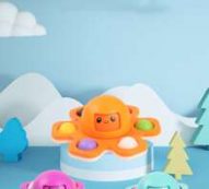 1pc Octopus Shaped Random Push Color Pop Bubble