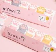 1pc Paw Design Index Sticky Note