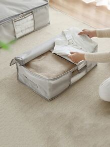 1pc Plain Clothes Storage Bag