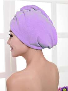 1pc Plain Hair Drying Cap