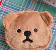 1pc Plush Bear Sanitary Napkin Pocket