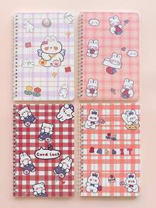 1pc Rabbit Print Random Notebook