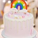 1pc Rainbow Shaped Cake Topper