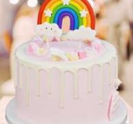 1pc Rainbow Shaped Cake Topper