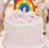 1pc Rainbow Shaped Cake Topper