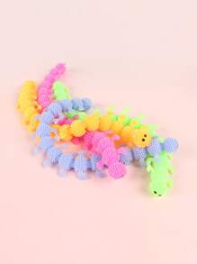 1pc Random Caterpillar Elastic Toy