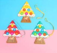 1pc Random Christmas Tree Push Pop Bubble