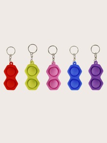 1pc Random Color Mini Simple Dimple Fidget Toy