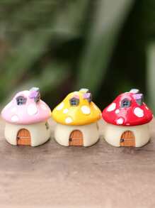 1pc Random Color Mushroom Design Art Decoration