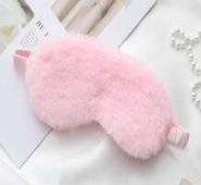 1pc Random Color Plush Eye Cover