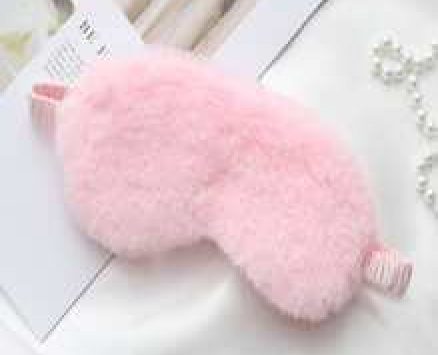1pc Random Color Plush Eye Cover
