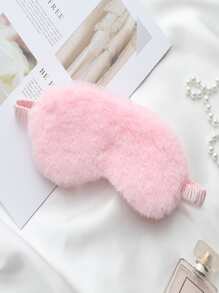 1pc Random Color Plush Eye Cover