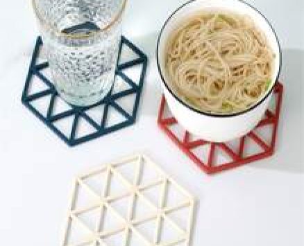 1pc Random Color Silicone Insulation Pad