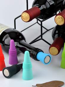 1pc Random Color Silicone Wine Stopper