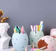 1pc Random Dinosaur Egg Pen Holder