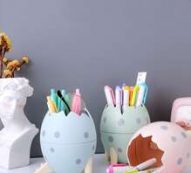 1pc Random Dinosaur Egg Pen Holder