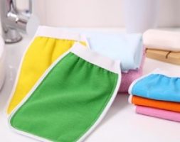 1pc Random Double-sided Exfoliating Bath Glove