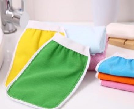 1pc Random Double-sided Exfoliating Bath Glove