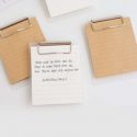 1pc Random File Clipboard With Memo Pad