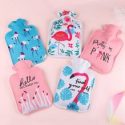 1pc Random Flamingo Print Hot Water Bag