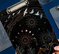 1pc Random Hot Stamping Clipboard