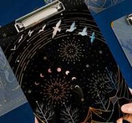 1pc Random Hot Stamping Clipboard