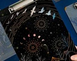 1pc Random Hot Stamping Clipboard