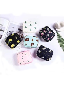 1pc Random Pattern Sanitary Napkin Pocket