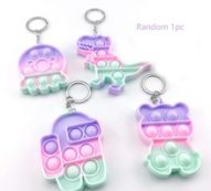 1pc Random Shaped Push Pop Bubble