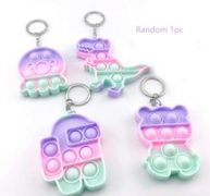 1pc Random Shaped Push Pop Bubble