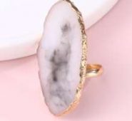 1pc Resin Nail Art Ring Palette