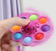 1pc Reversible Octopus Shaped Push Pop Bubble
