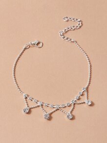 1pc Rhinestone Anklet