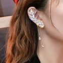 1pc Rhinestone Decor Ear Climber